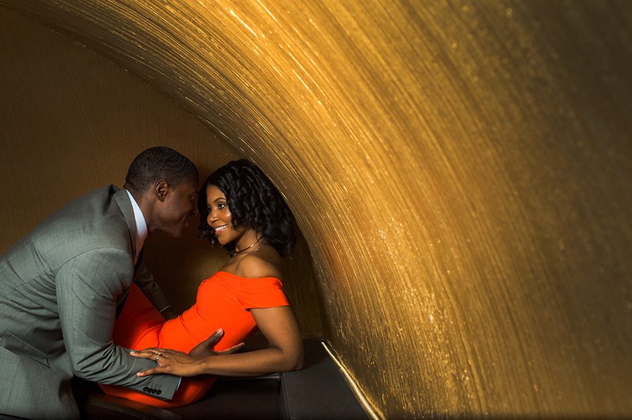 Chicago engagement session hotel by Candice C. Cusic