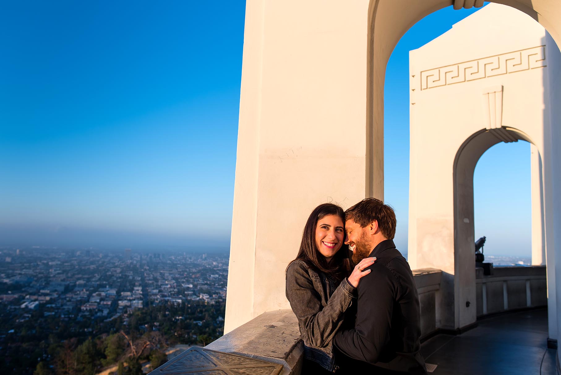 Los Angeles Griffith Observatory engagement session